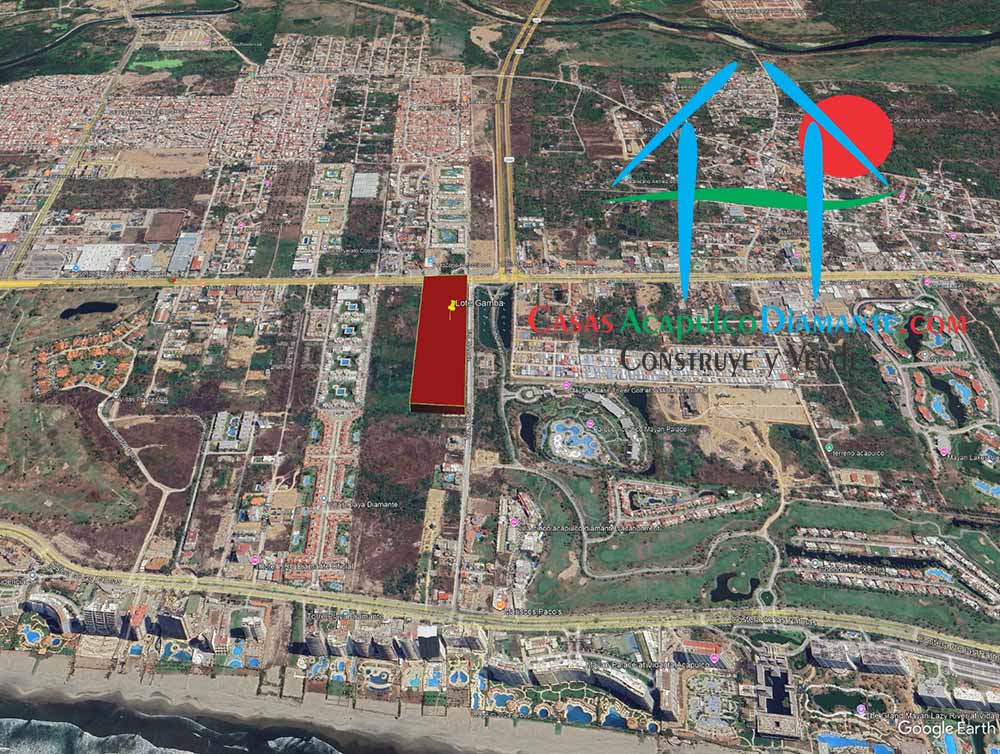 Terreno Playa Diamante Lote Gamba - Vista aérea 5